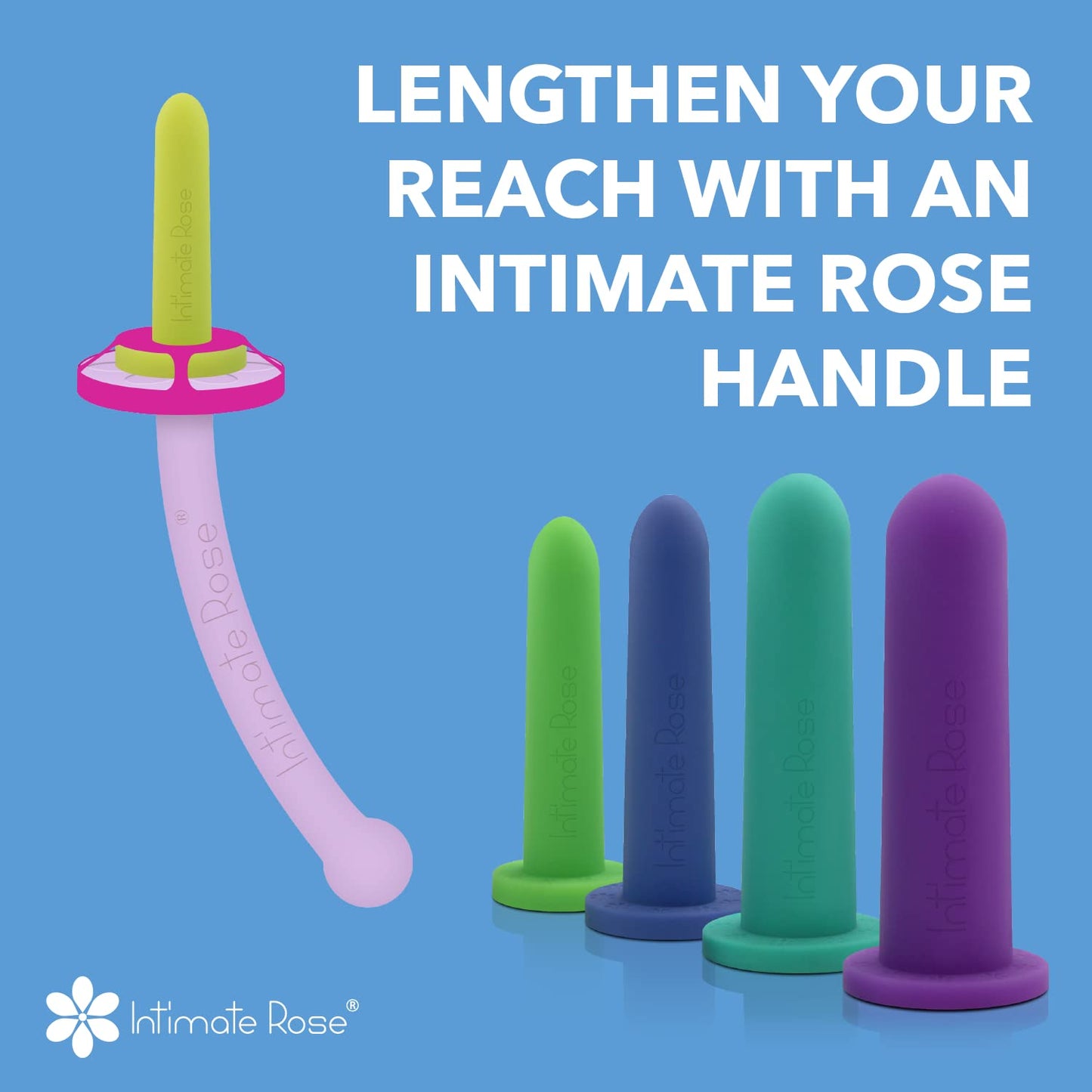 Large Silicone Vaginal Dilators - 5-8 sizes