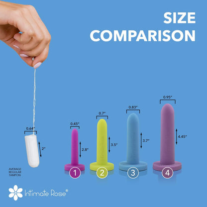 Small Silicone Vaginal Dilators - 1-4 sizes